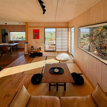 Wooden House With Zen Garden Near Boltenhagen بيت للعطل *