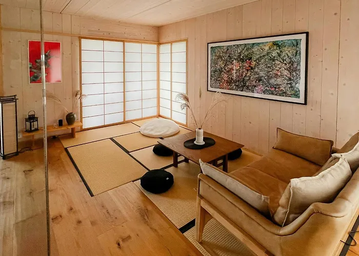 Wooden House With Zen Garden Near Boltenhagen Moor-Rolofshagen